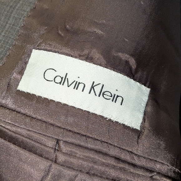 Calvin Klein Charcoal Men's Suit - Picture 5 of 10